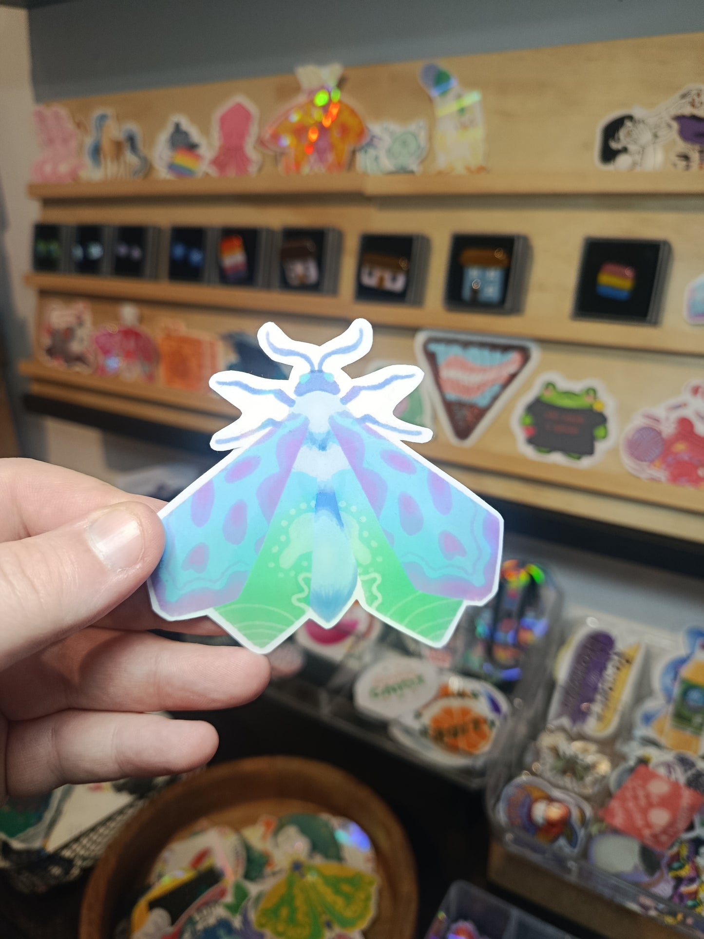 Moth no.1 sticker