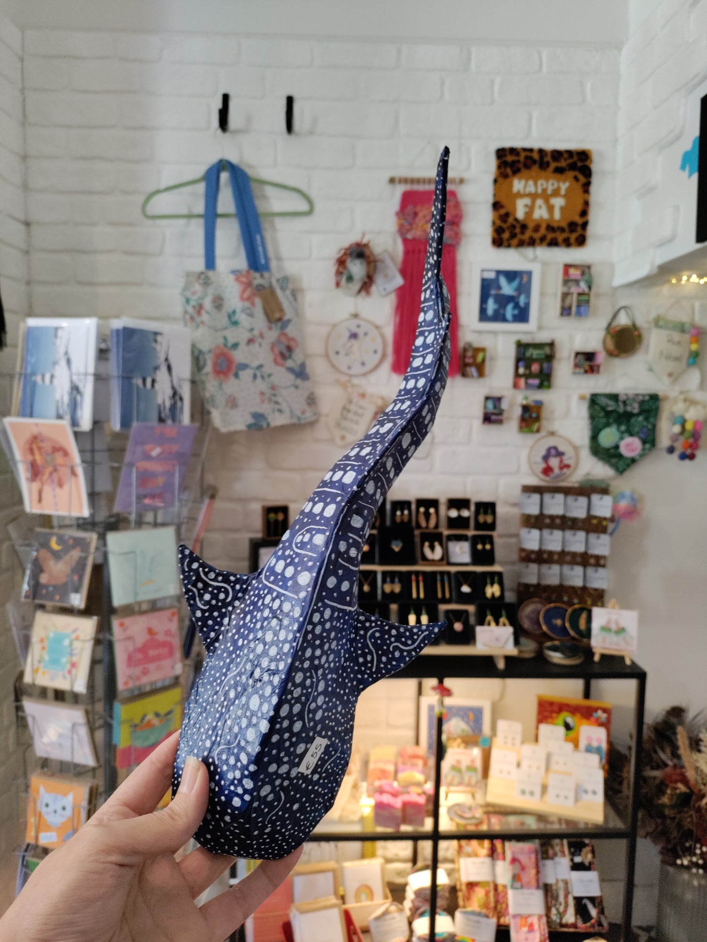 Paper mache sea animals