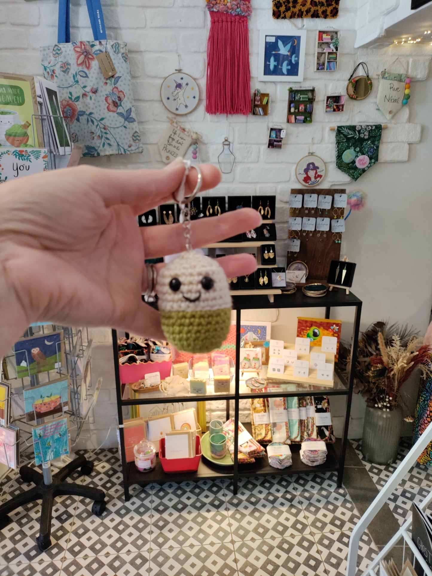 Crochet keychains