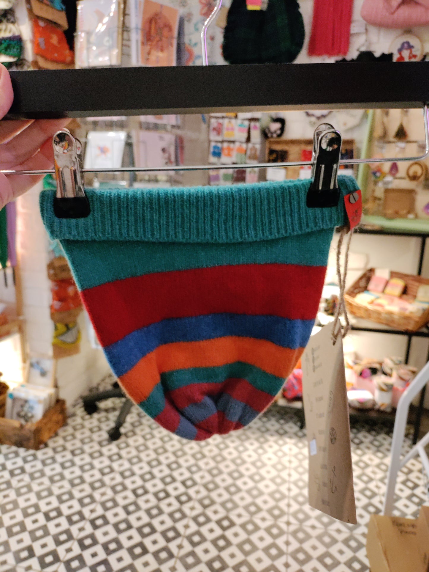 Rising tide lambswool hat