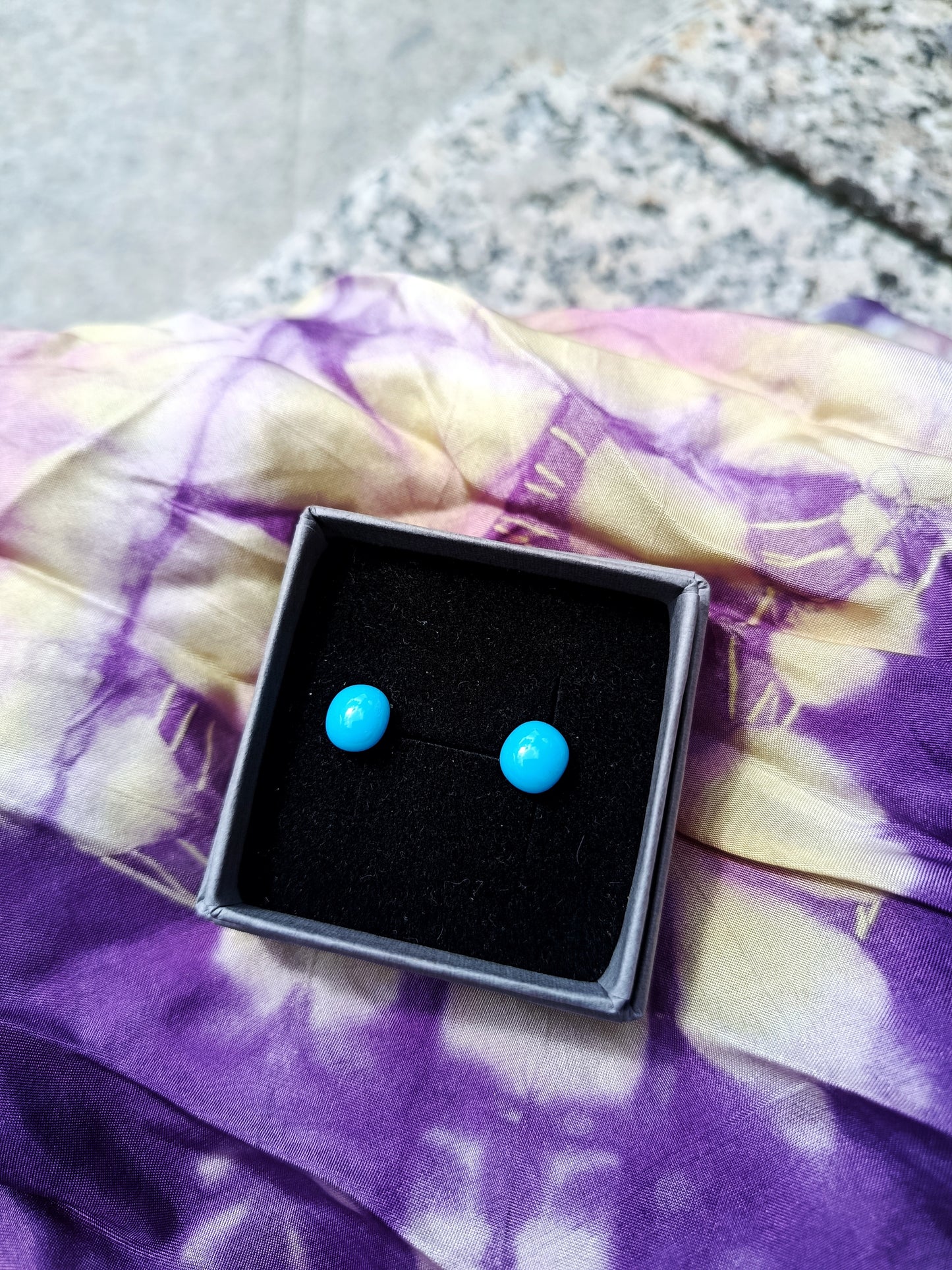 Simple Fused Glass Studs