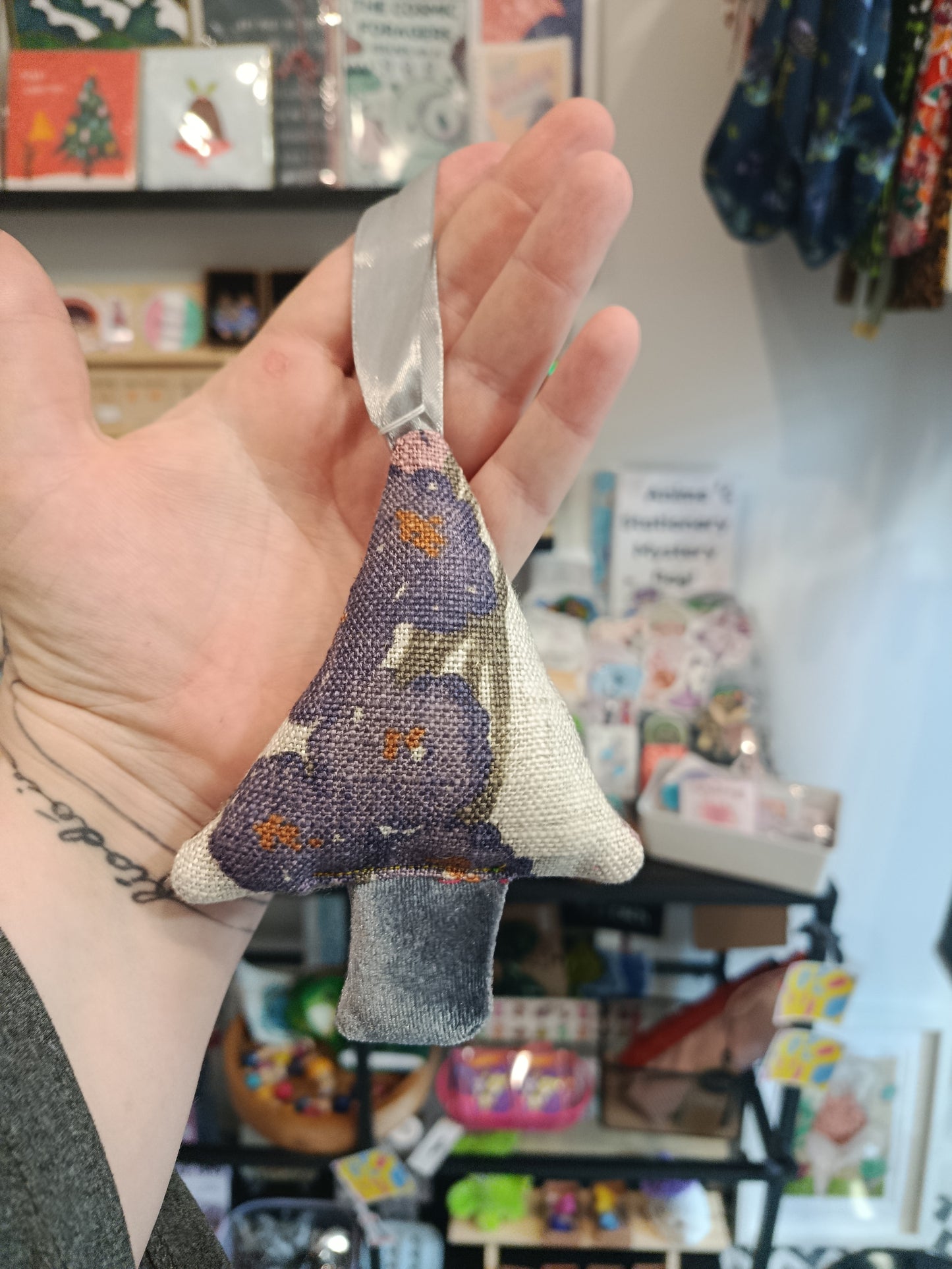 Upcycled Fabric Christmas Tree