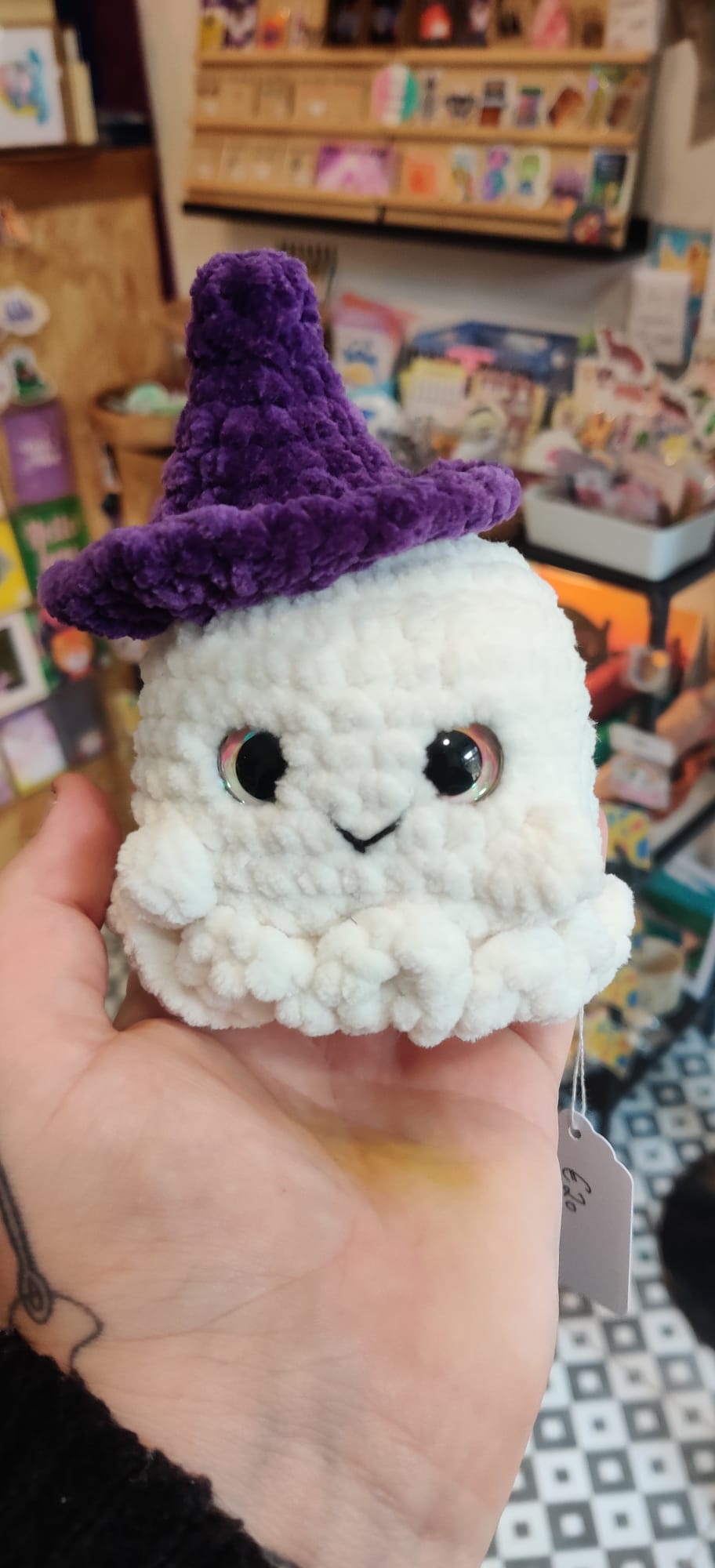 Ghost with witches hats