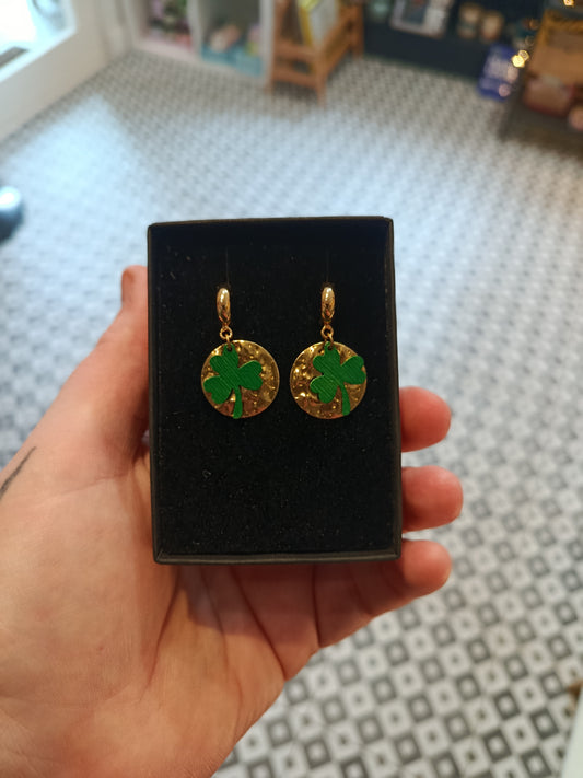 Shamrock Necklaces and Earrings