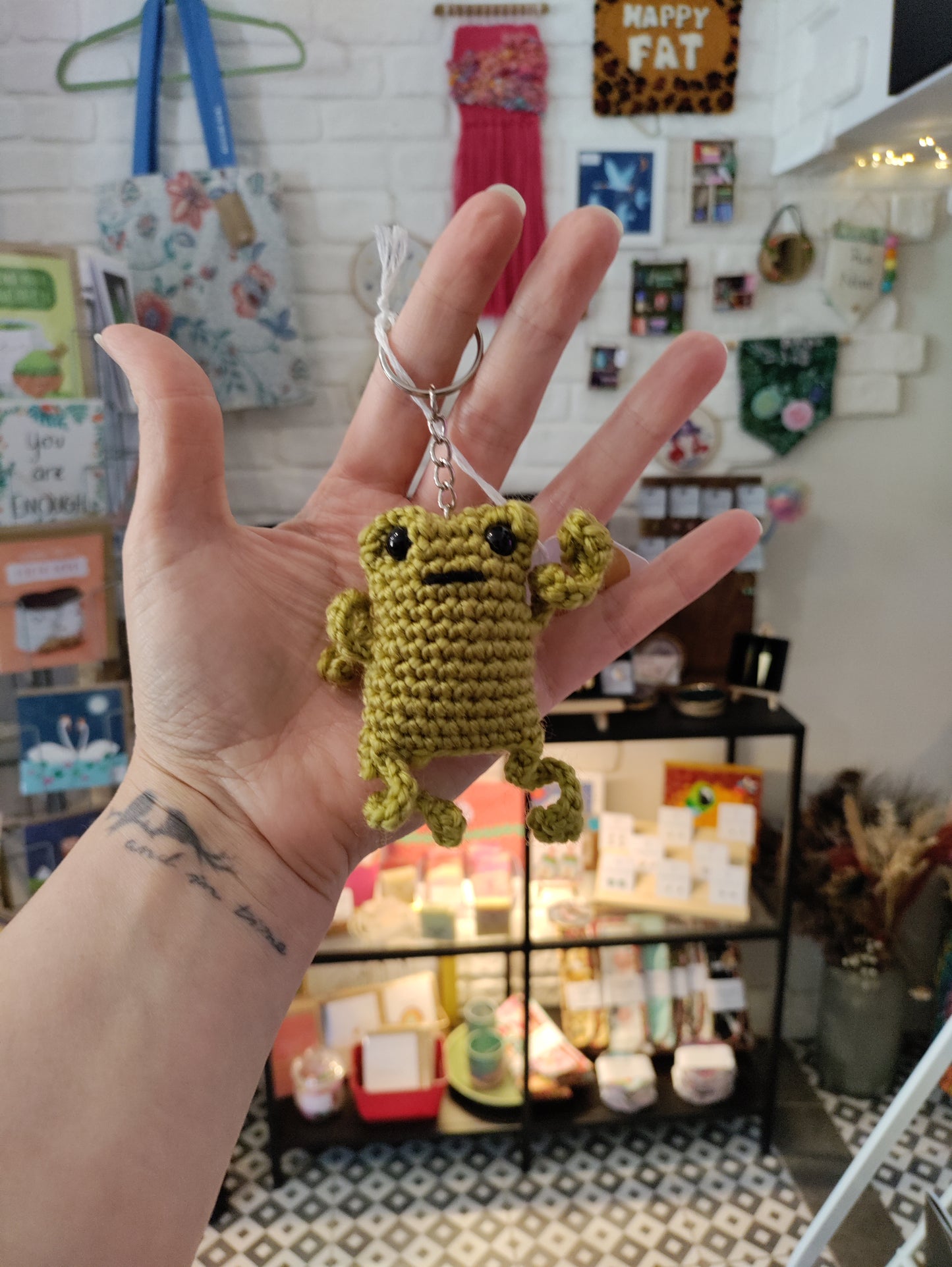 Crochet keychains