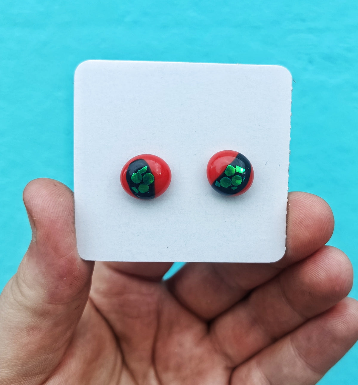 The Glassmakers Yard Fused Glass Studs