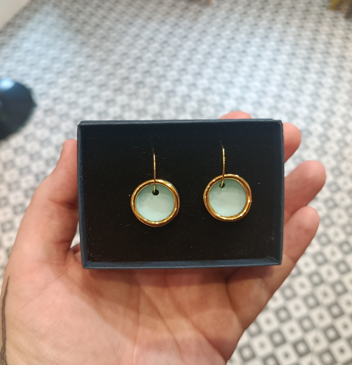 Porcelain earrings