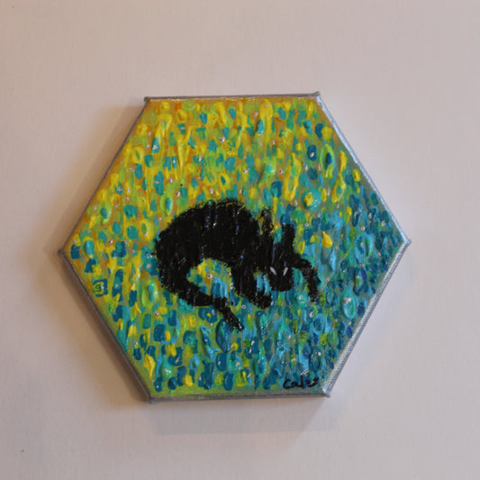 Hex Creature Acrylic painting