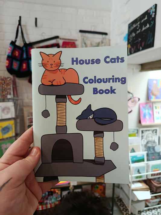 House Cats Colouring Book.