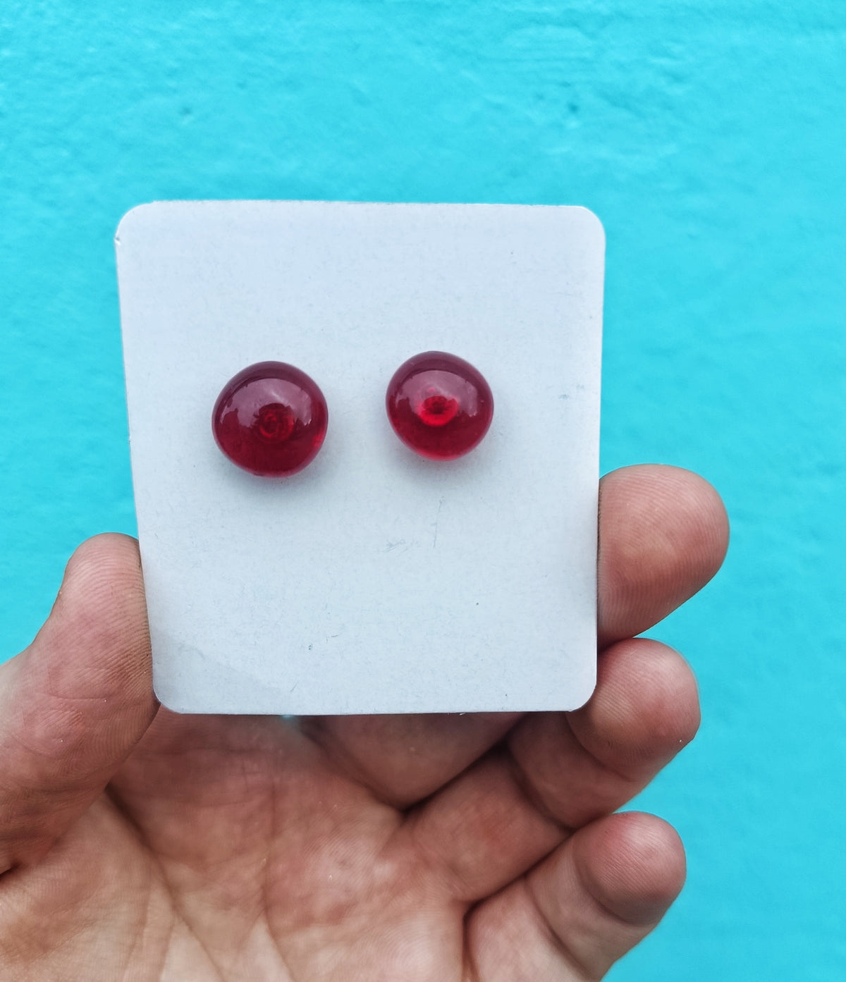 The Glassmakers Yard Fused Glass Studs