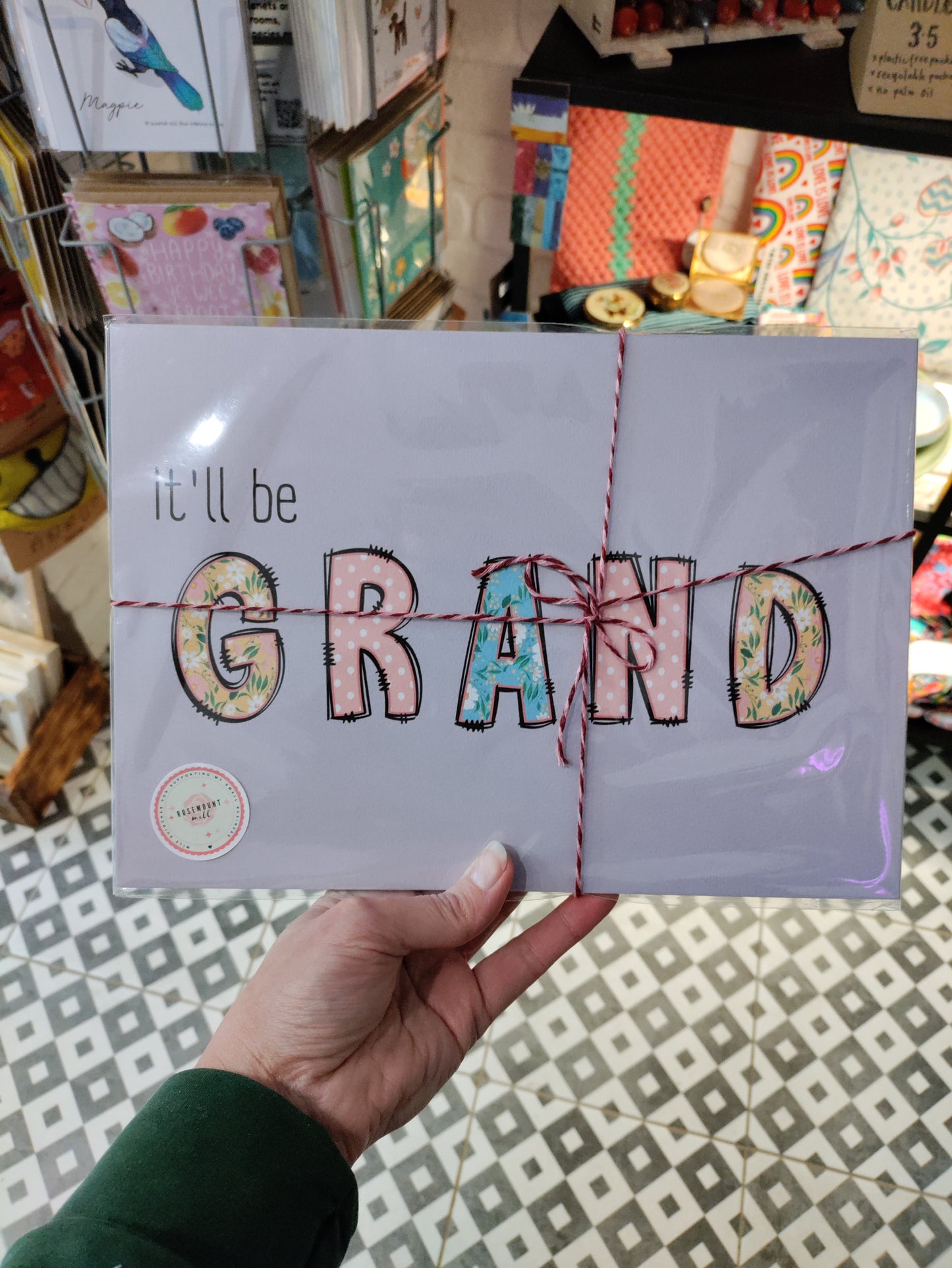 It'll be grand A4 print