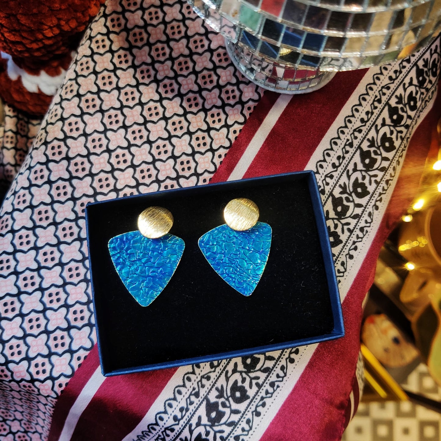 Danu Brass earrings.