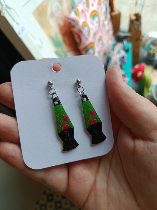 Lava Lamp Earrings FLE1