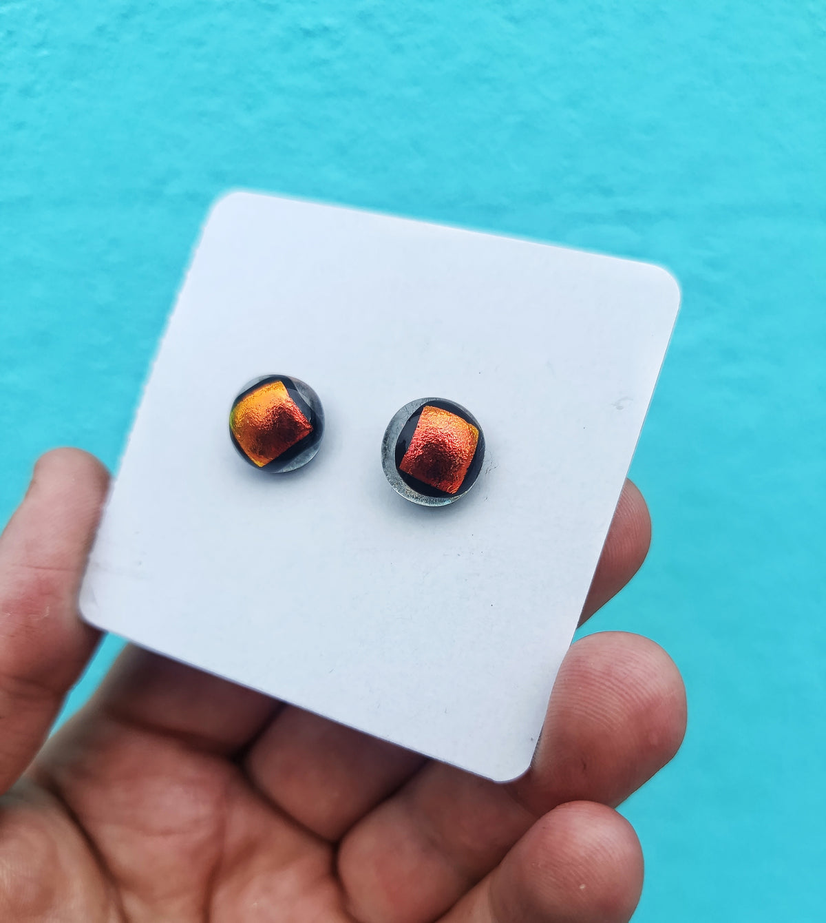 The Glassmakers Yard Fused Glass Studs