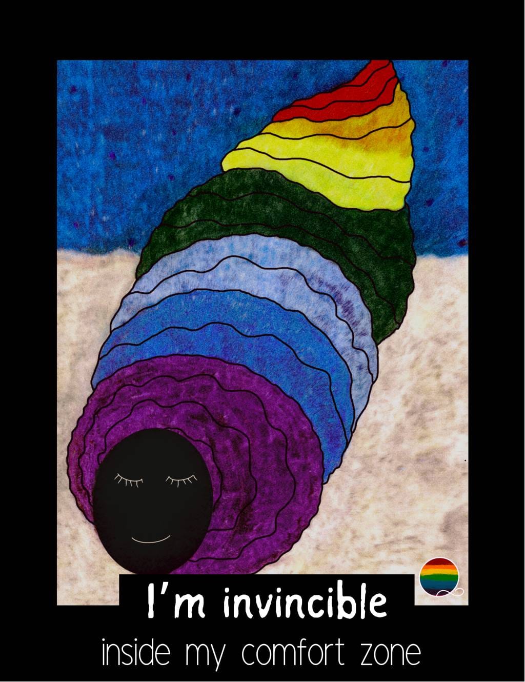 Queerky Artist magnet talking cards